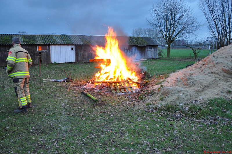 buiten brand.